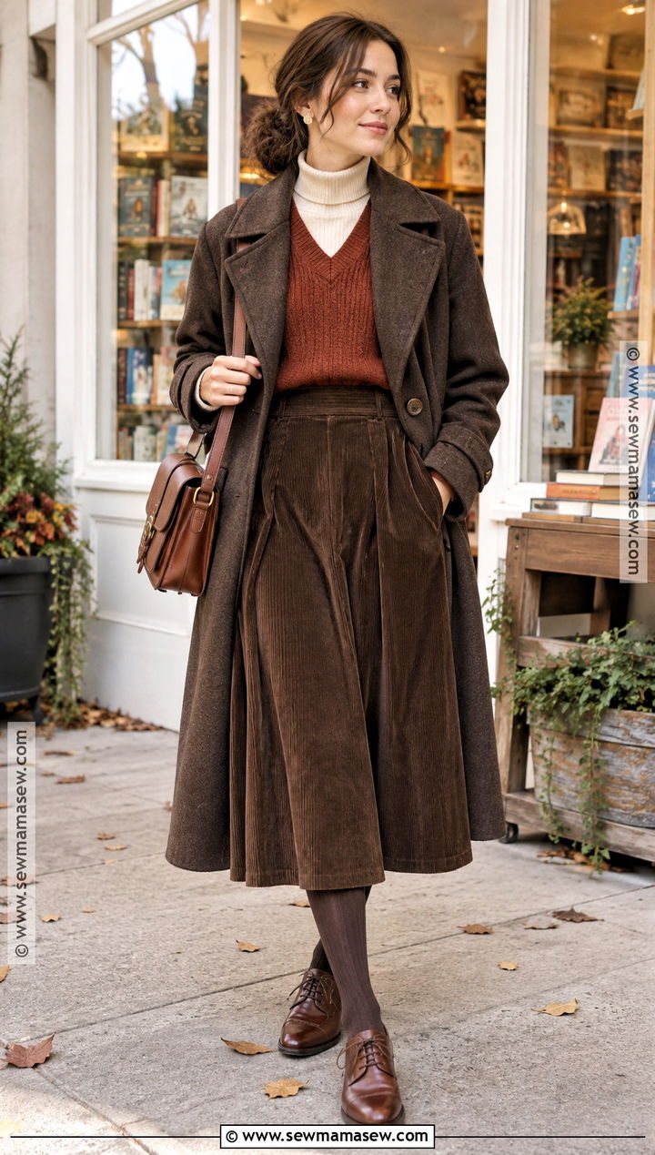 Bookish Autumn Outfit - 20 autumn fashion aesthetic ideas