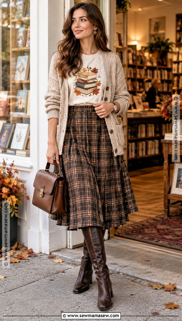 Bookish Fall Shirt - 20 fall shirt designs ideas