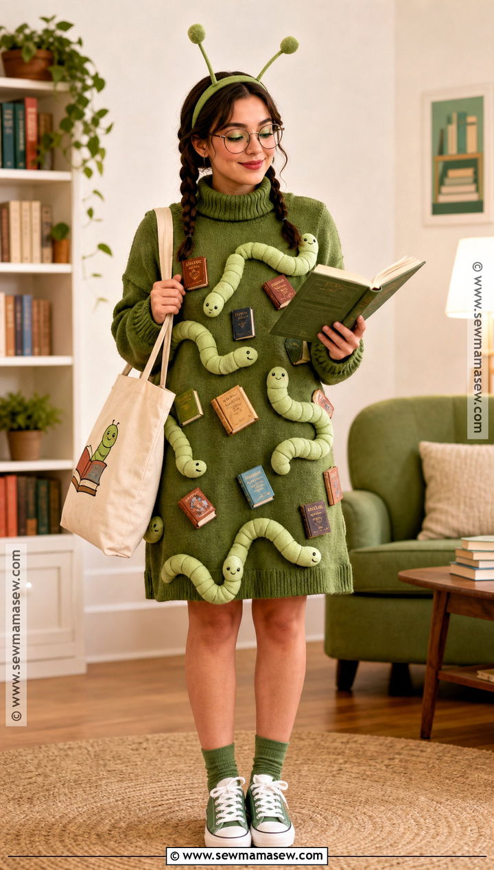Bookworm Costume - 35 Witty Halloween Costumes