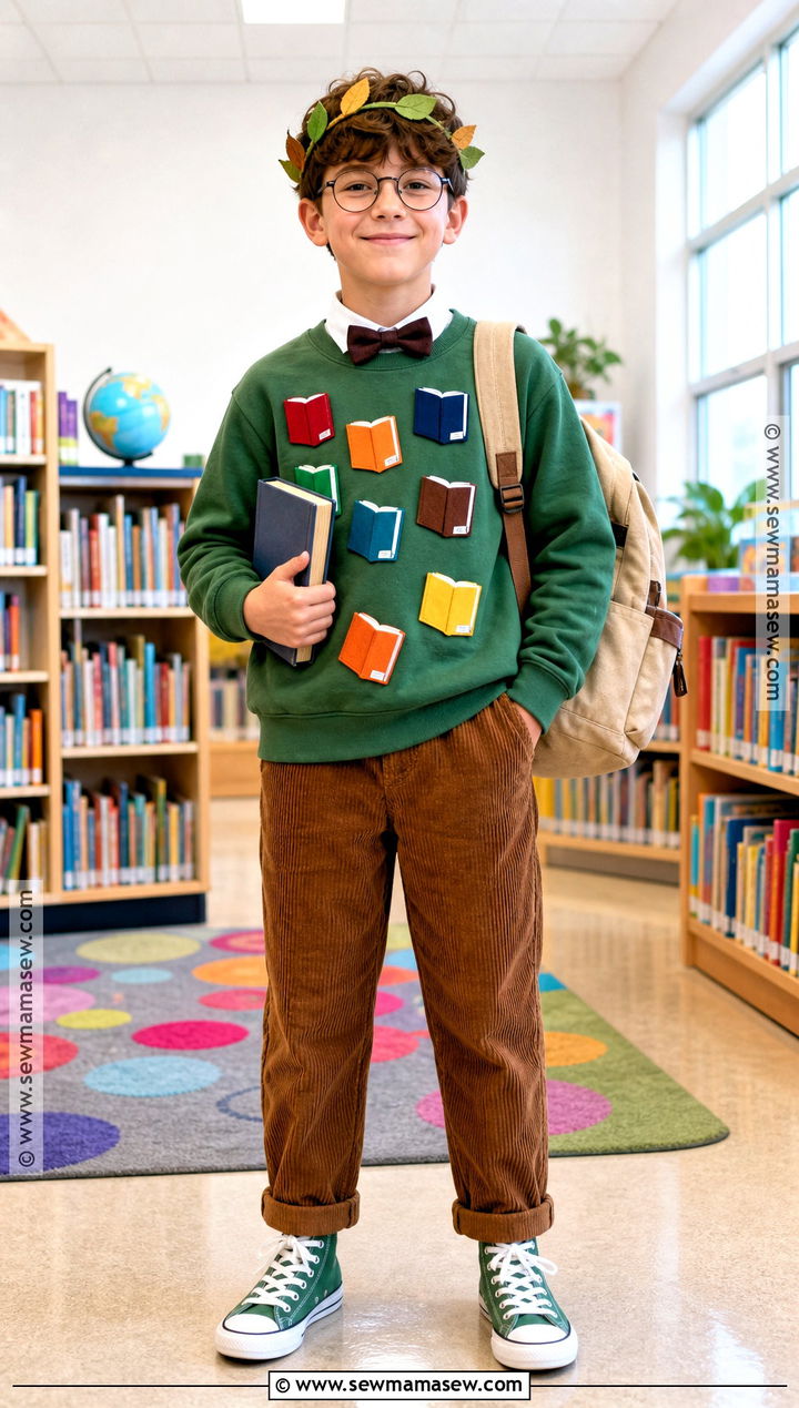 Bookworm Halloween School Outfit - 30 halloween school outfit ideas