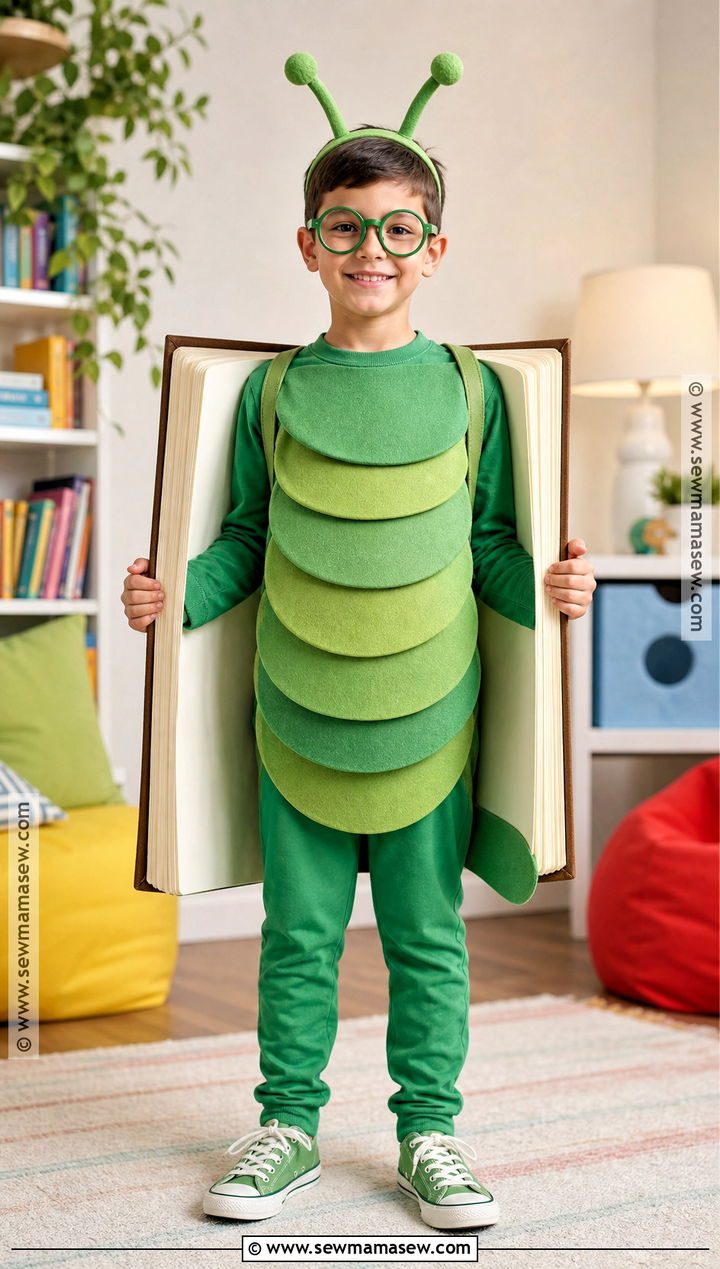 Bookworm Idiom Costume - 30 Idiom Dress Up Day Ideas