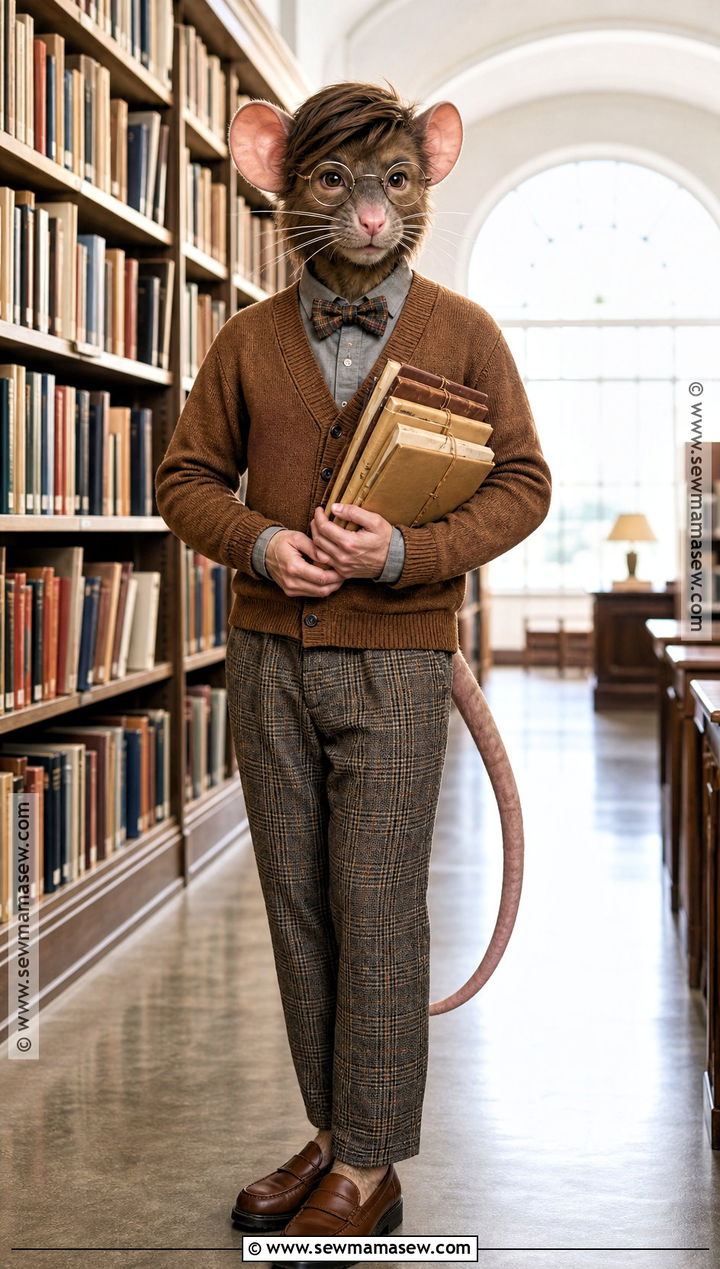 Bookworm Rat Costume - 35 rat costume ideas
