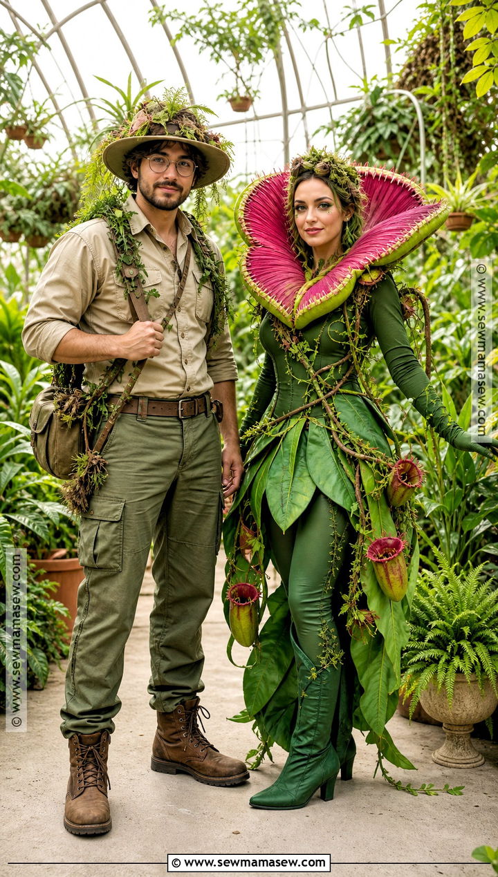 Botanist And Carnivorous Plant Duo Costume - 40 duo halloween costumes unique