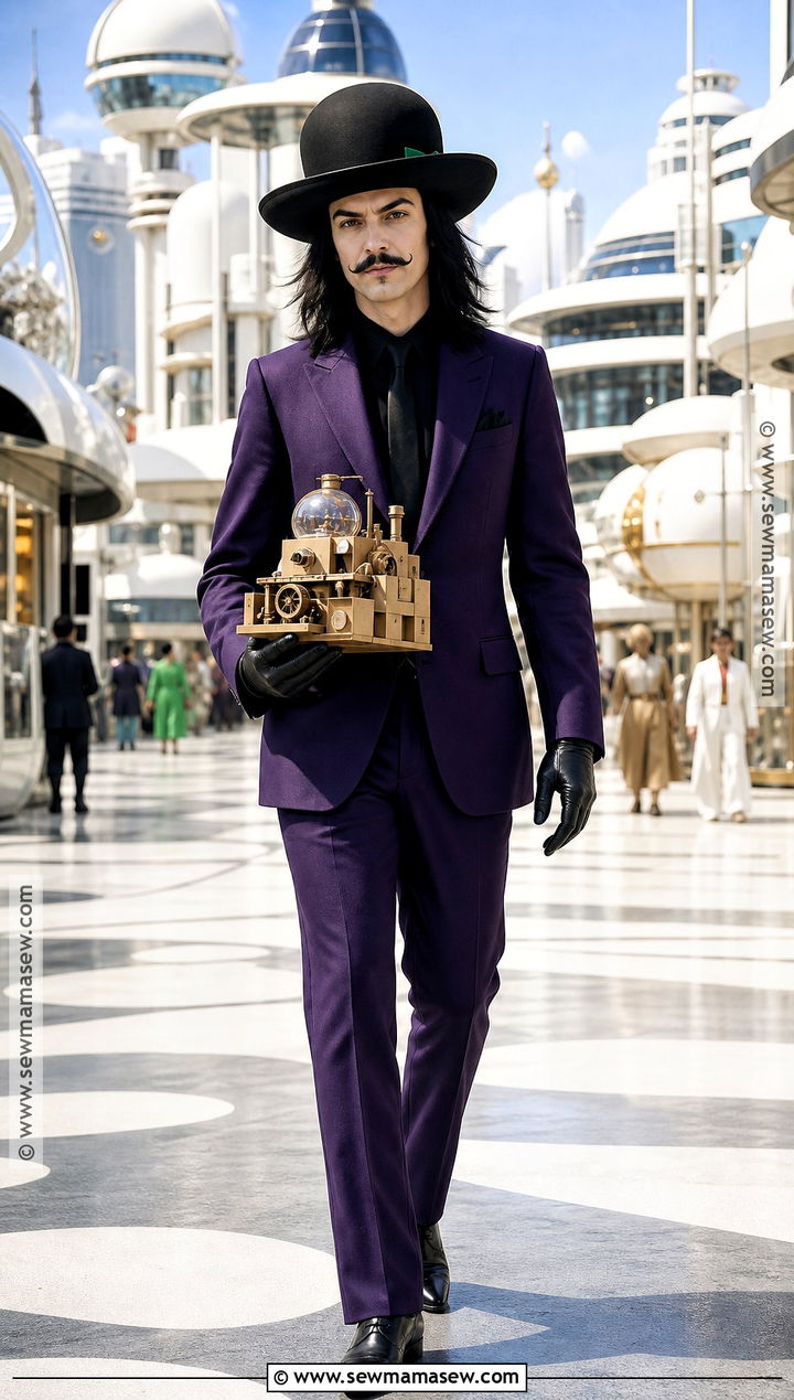 Bowler Hat Guy Costume With Purple Suit - 40 disney villain costumes
