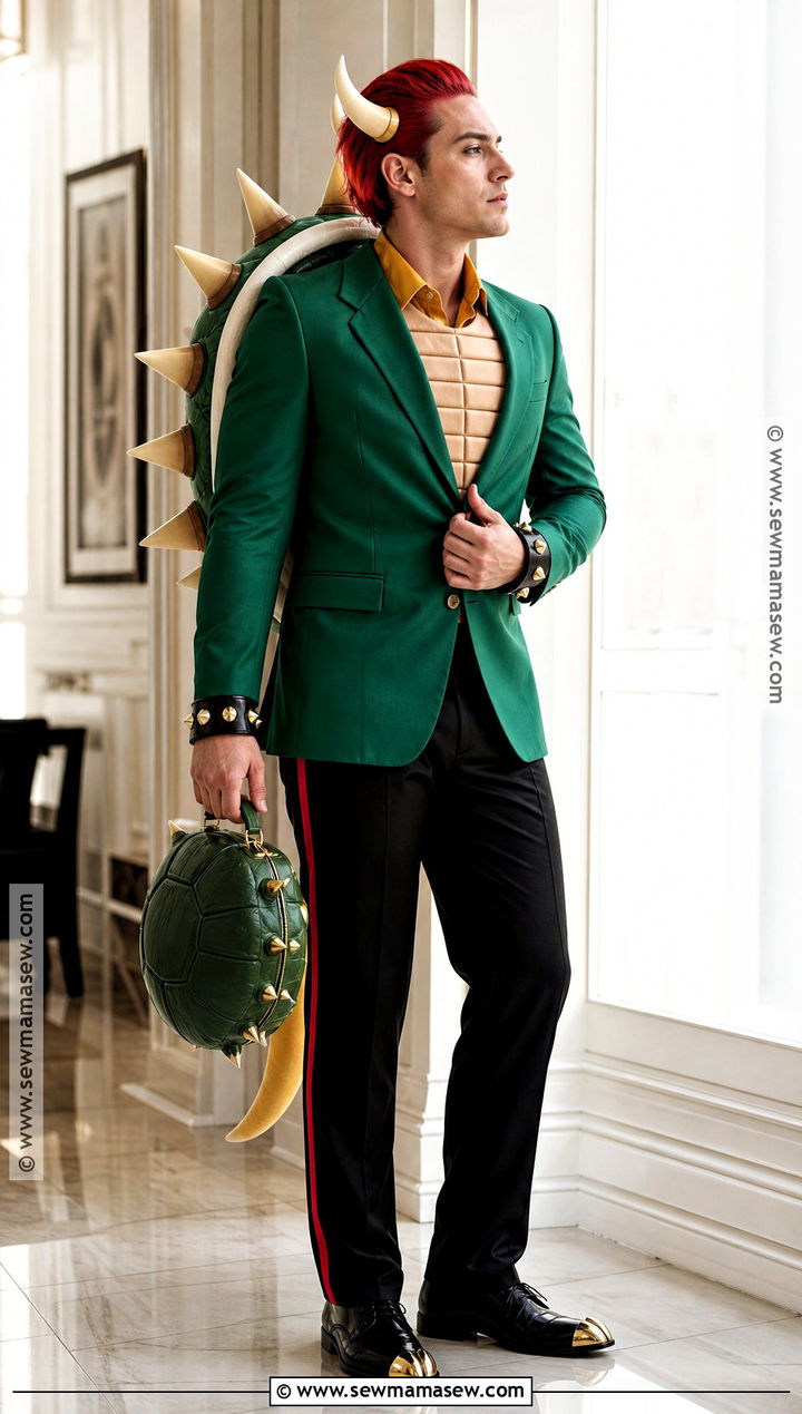 Bowser Cosplay Suit With Tailored Blazer - 30 bowser cosplay ideas