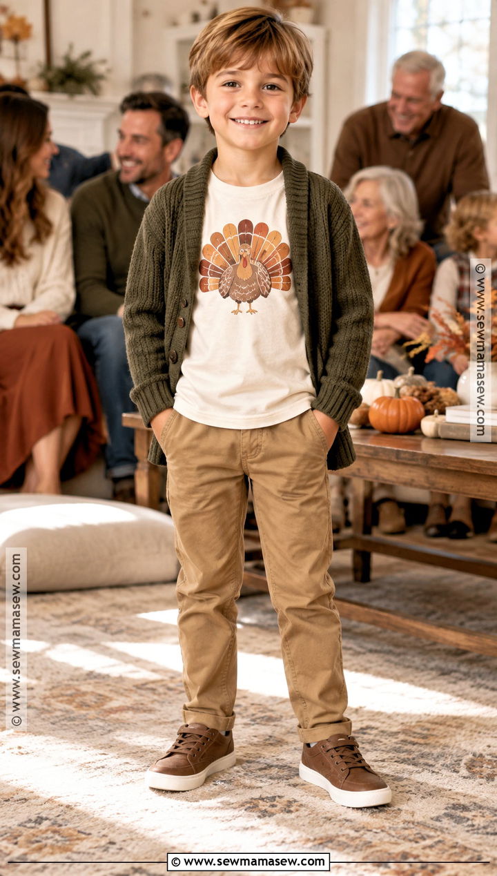 Boy Matching Family Thanksgiving Shirt Outfit - 15 boy thanksgiving shirts