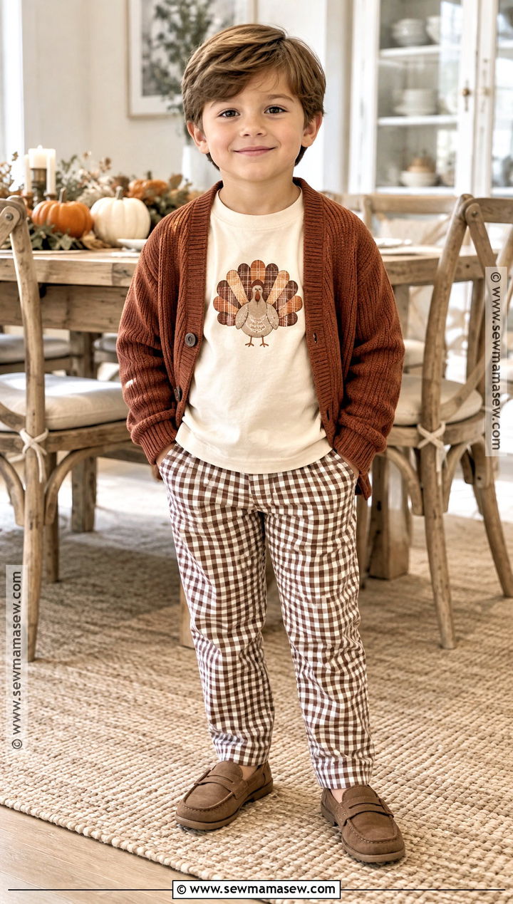 Boy Personalized Turkey Shirt Outfit - 15 boy thanksgiving shirts