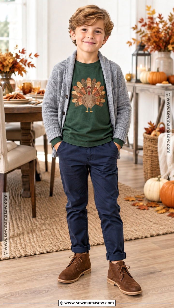Boy Thankful Shirt Outfit - 15 boy thanksgiving shirts