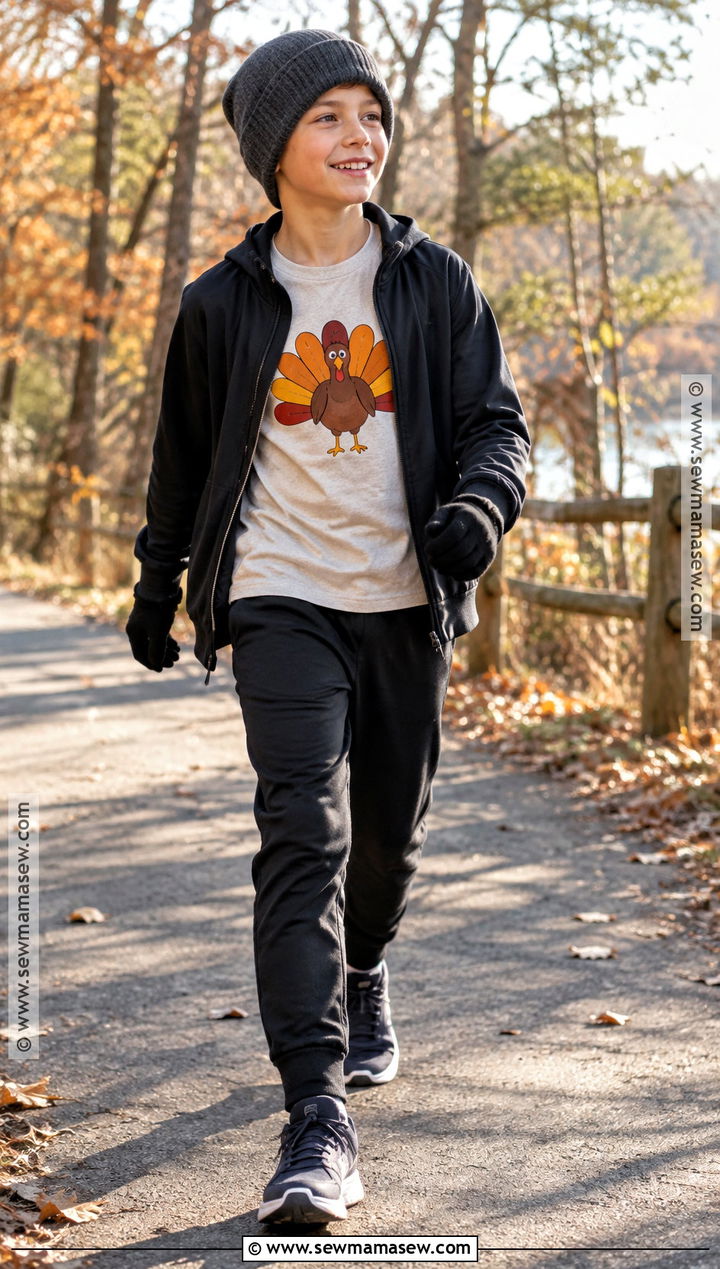 Boy Turkey Trot Shirt Outfit - 15 boy thanksgiving shirts