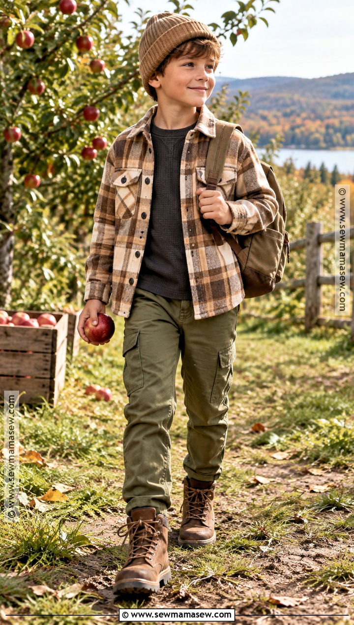 Boys Shacket With Utility Pants Outfit - 15 boys fall fashion ideas 2026