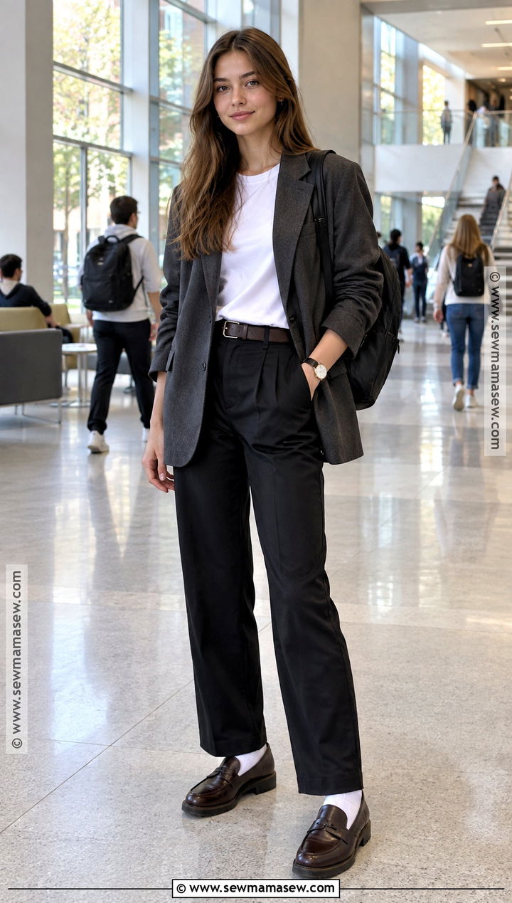 Brandy Melville Blazer And Trousers Outfit - 15 brandy melville back to school outfits