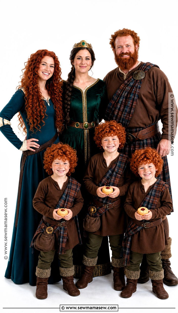 Brave Royal Family Group Costume - 30 disney princess group costumes