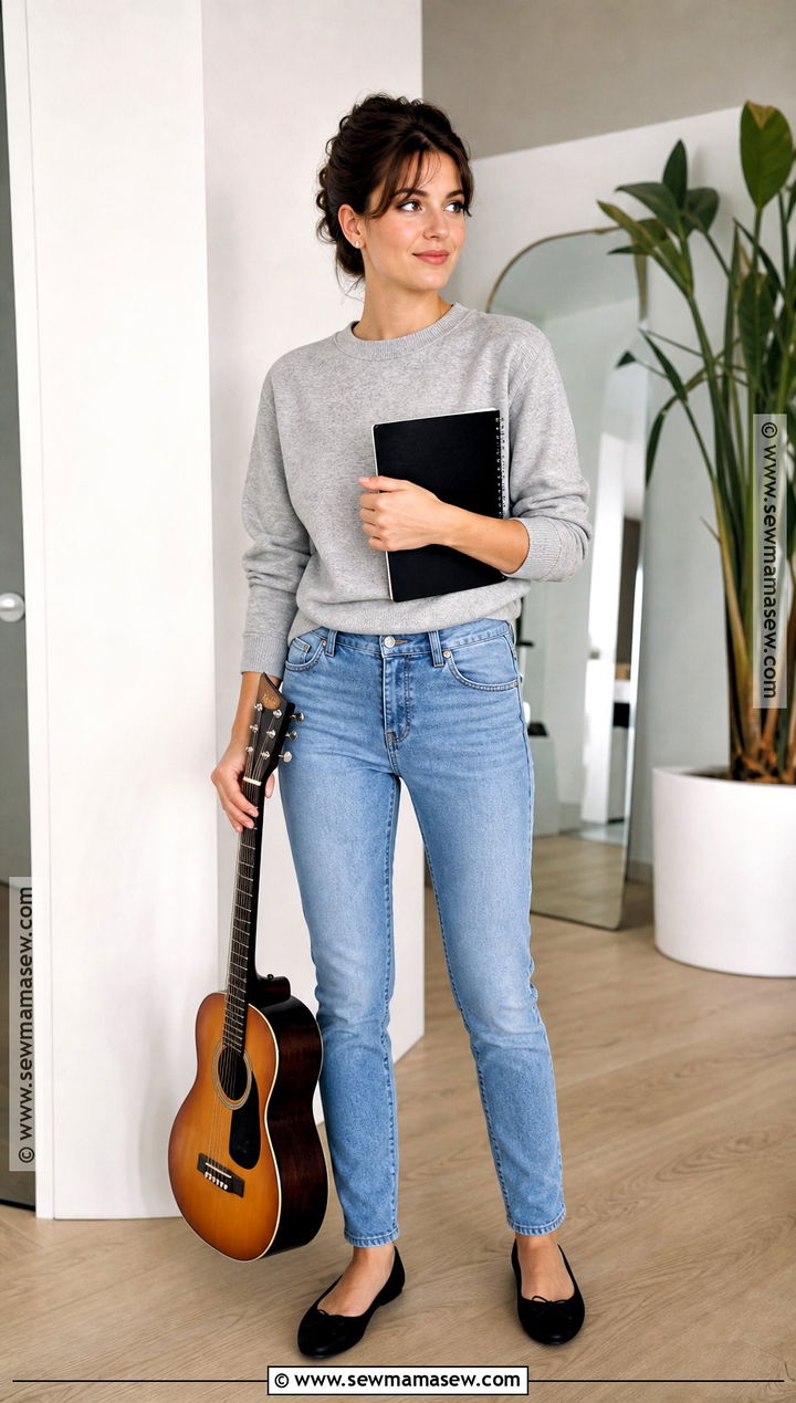 Breakfast At Tiffanys Casual Jeans Costume - 30 audrey hepburn halloween costume ideas