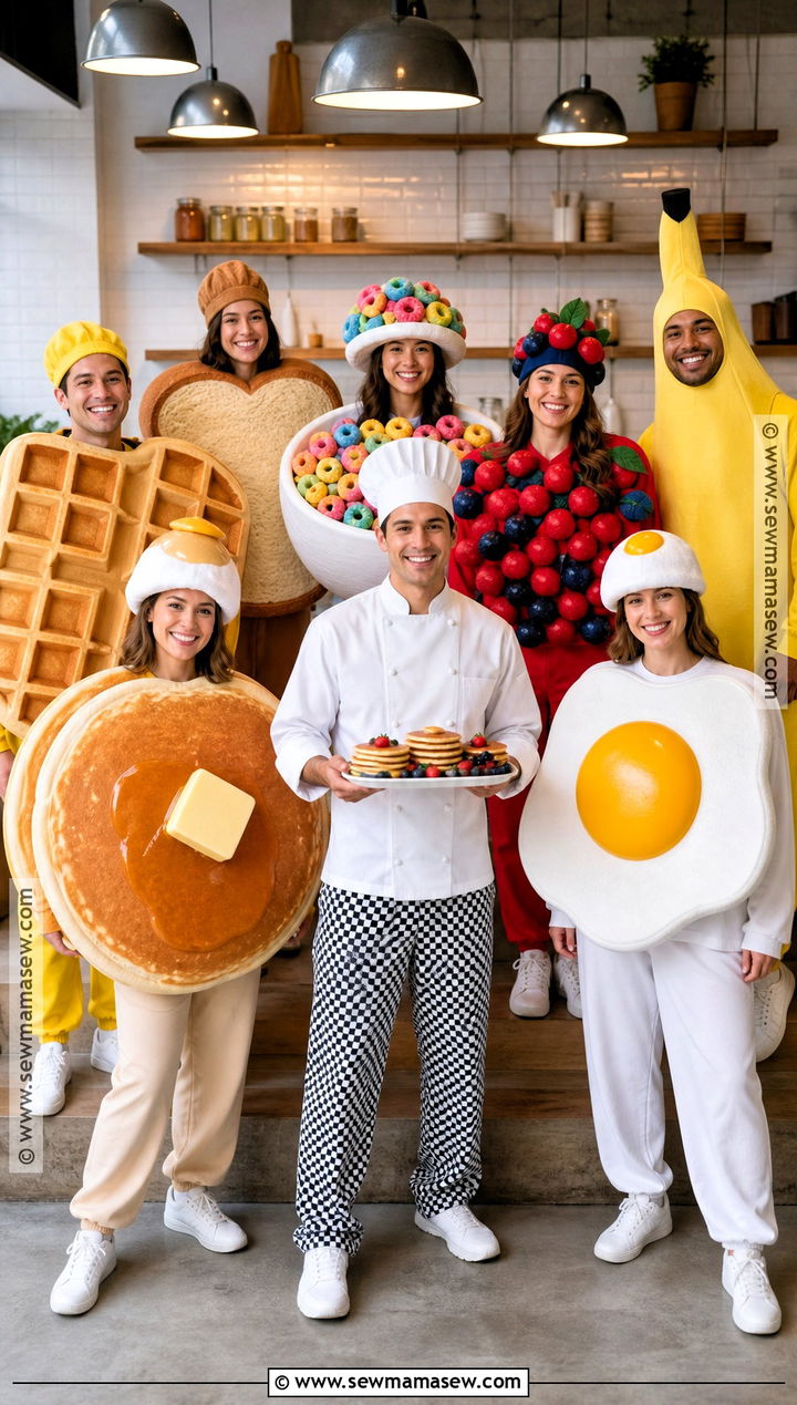 Breakfast Buffet Group Costume - 35 big group costume ideas