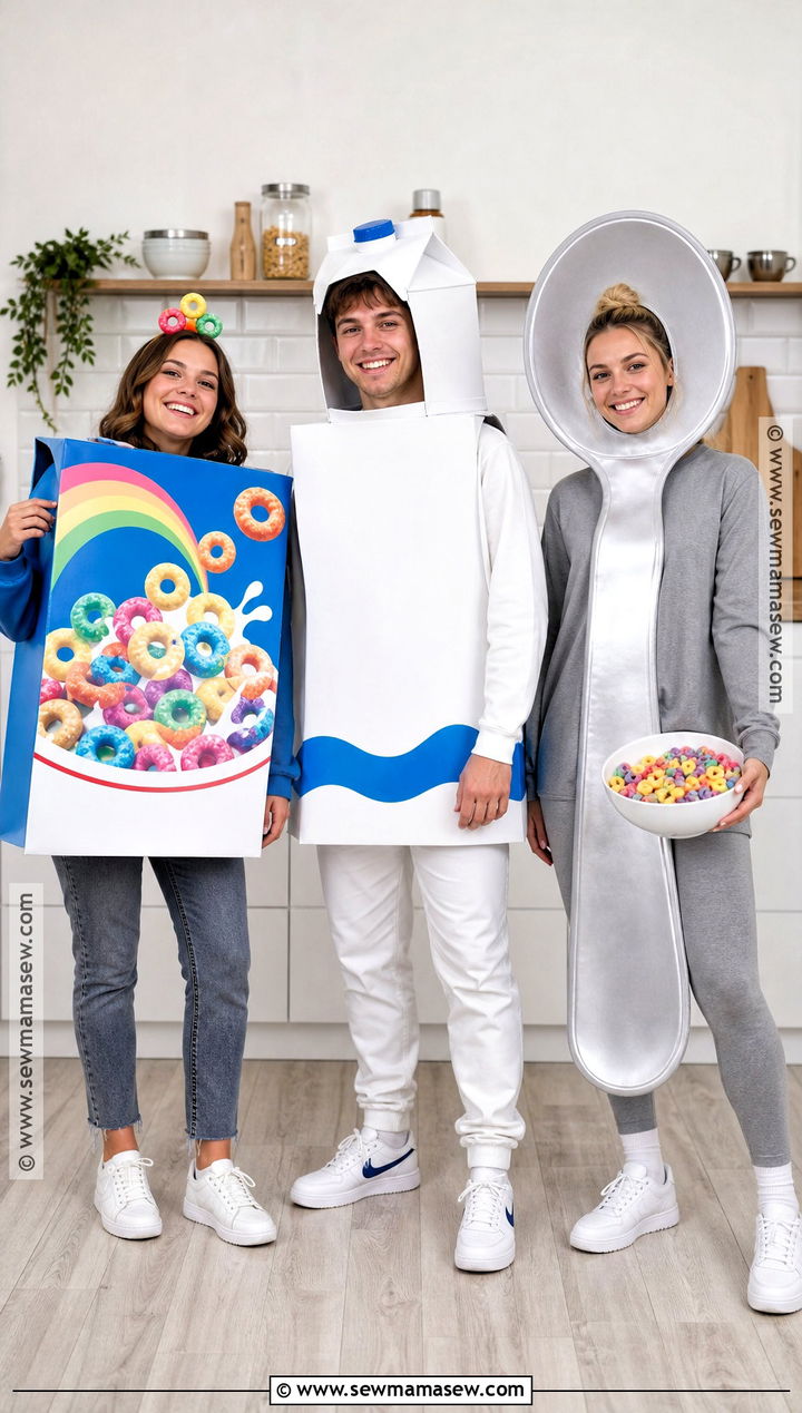 Breakfast Cereal Milk And Spoon Costume - 35 costume ideas for 3