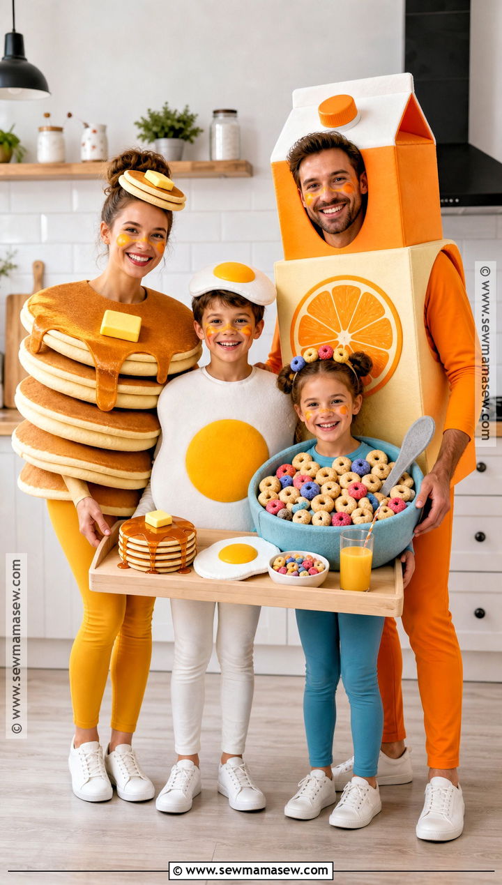 Breakfast Food Group Costume - 35 4 people costume ideas