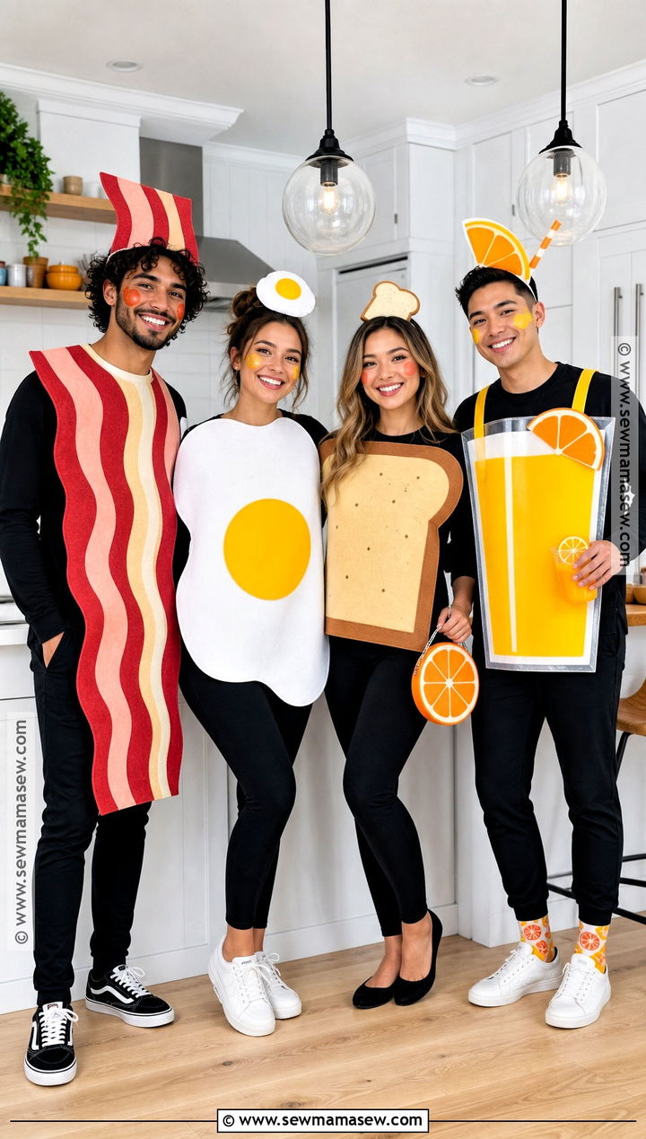 Breakfast Food Group Costume - 35 4 group halloween costumes