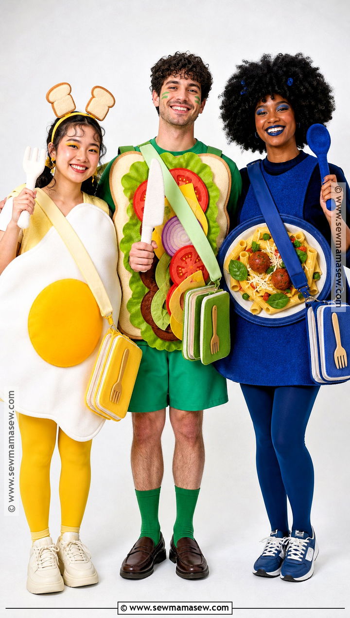 Breakfast Lunch And Dinner Trio Costume - 35 Trio Costumes Halloween
