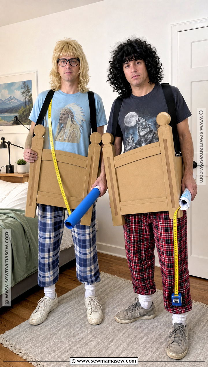 Brennan And Dale Bunk Bed Builder Costume - 35 Step Brothers Costume Ideas