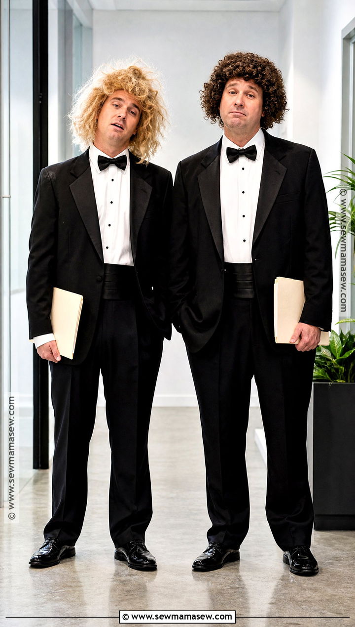 Brennan And Dale Interview Tuxedo Costume - 35 Step Brothers Costume Ideas