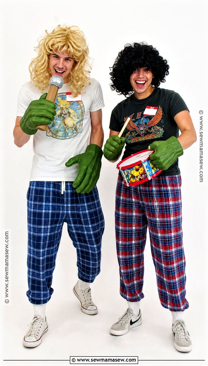 Brennan And Dale Superhero Hands Costume - 35 Step Brothers Costume Ideas