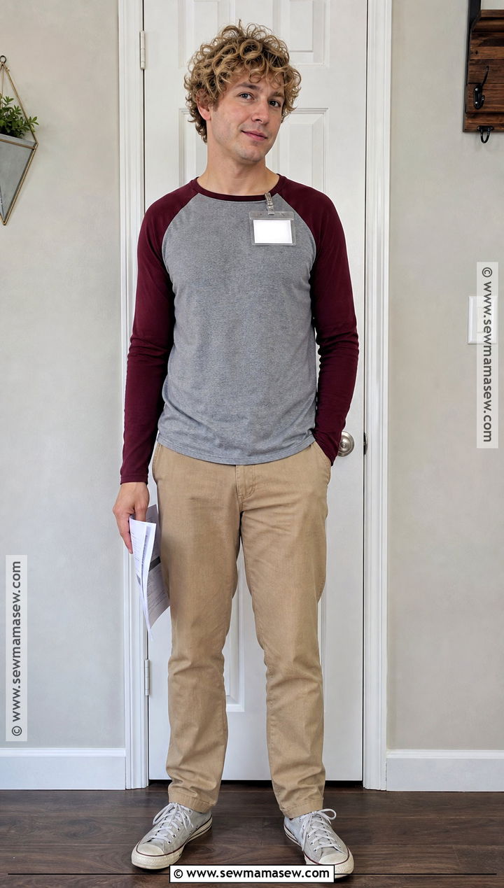 Brennan Graphic Raglan Shirt Costume - 35 Step Brothers Costume Ideas