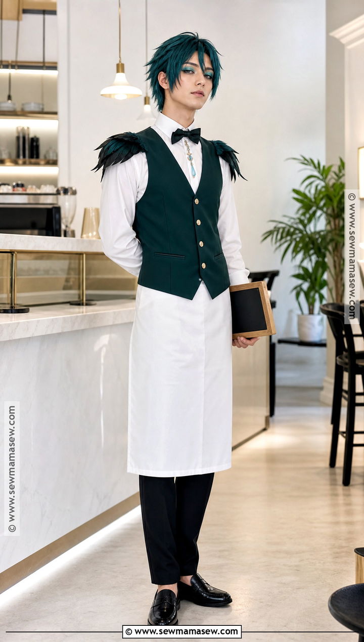 Brewster Cosplay With Cafe Apron - 30 animal crossing cosplay ideas