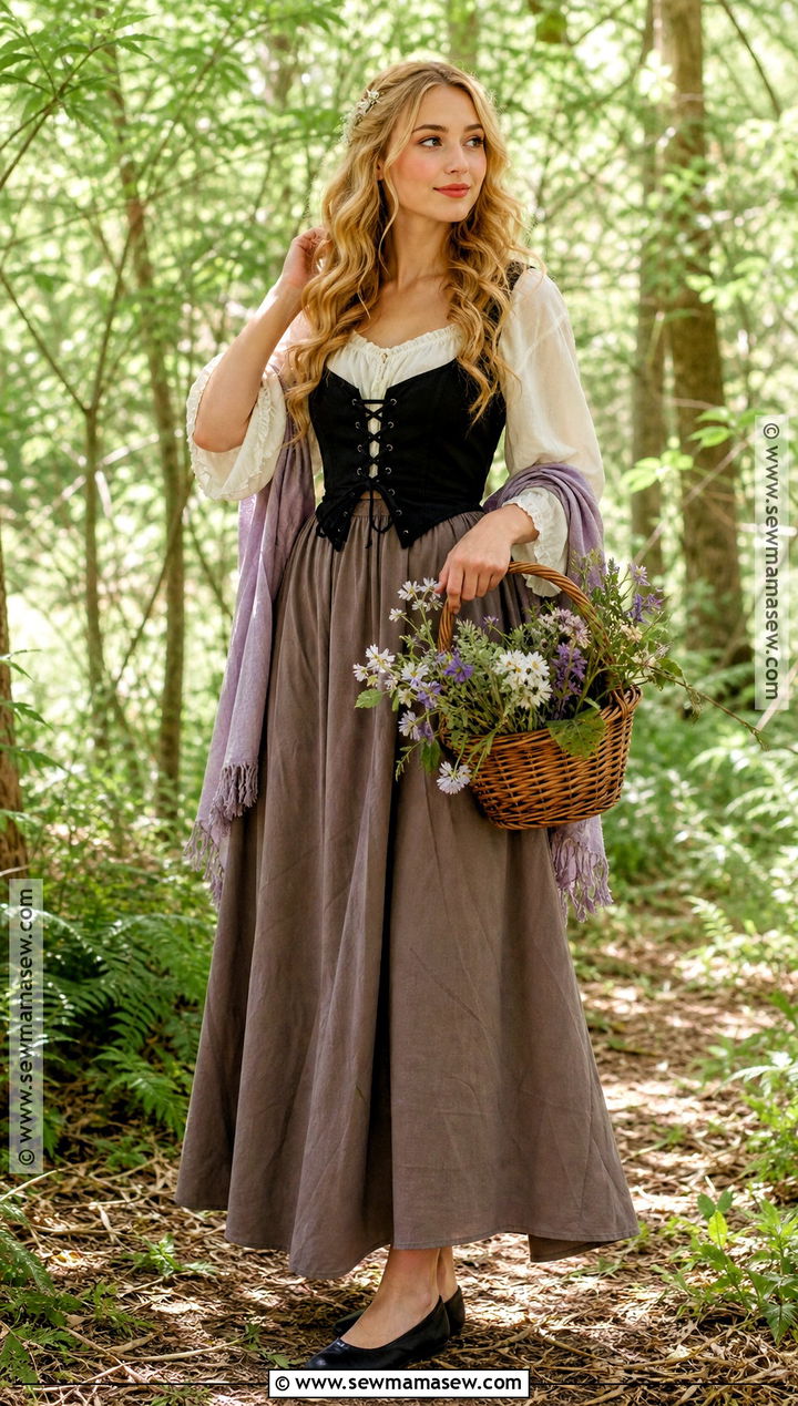 Briar Rose Woodland Costume - 35 Princess Aurora Costume Ideas