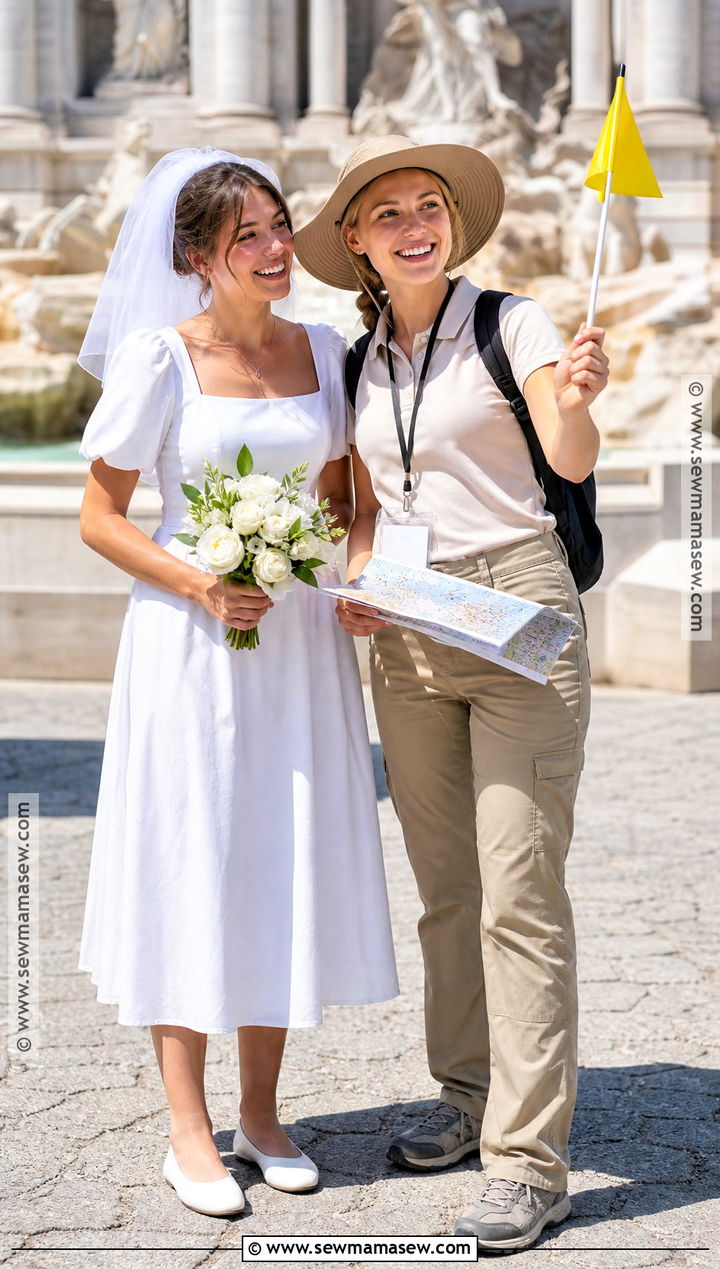 Bride And Tour Guide Rhyming Costume - 30 Rhyming Costumes