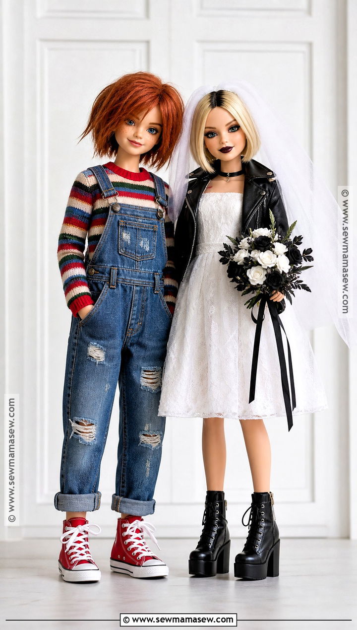 Bride Chucky And Tiffany Costume - 45 chucky and tiffany costume ideas