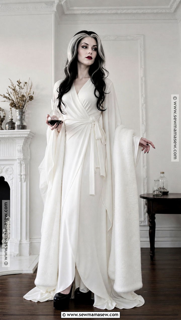 Bride Of Frankenstein Costume With White Gown - 35 bride costume ideas