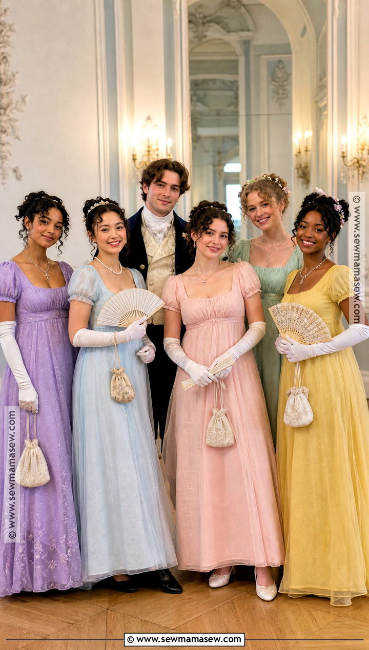 Bridgerton Regency Group Costume - 40 cute group halloween costumes