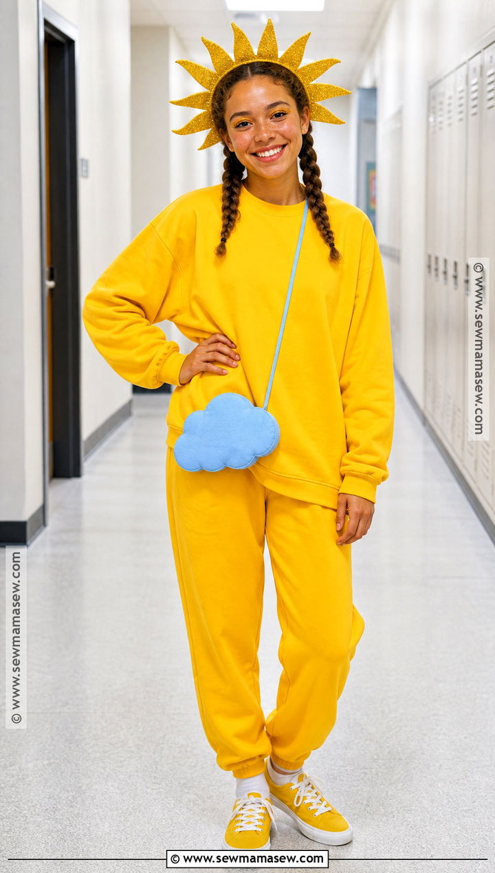 Bright Sun Costume - 30 Easy Halloween Costumes For School
