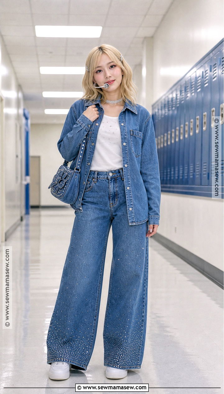 Britney Spears Denim Pop Costume - 30 celebrity dress up day at school ideas