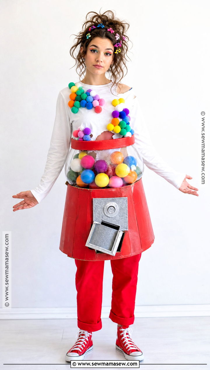 Broken Gumball Machine Costume - 35 gumball costume ideas