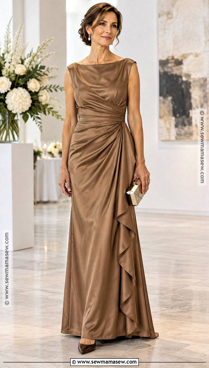Bronze Column Fall Mother Of The Bride Gown - 20 mother of the bride dresses long fall