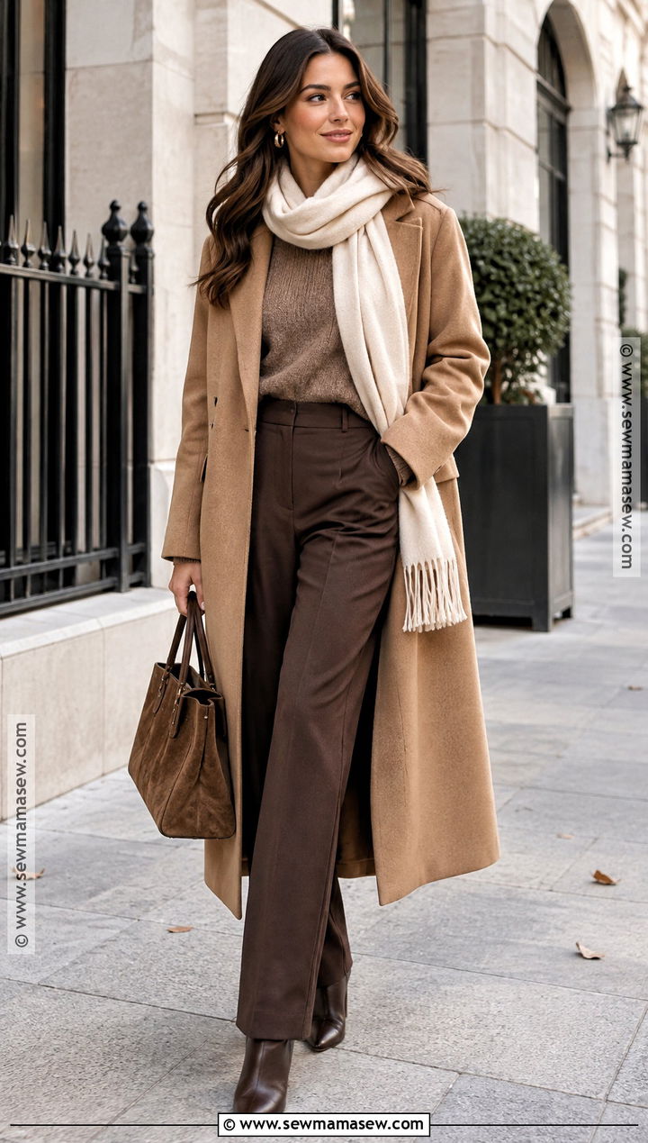Brown Ankle Boots With Monochrome Brown Outfit - 15 brown ankle boots fall style