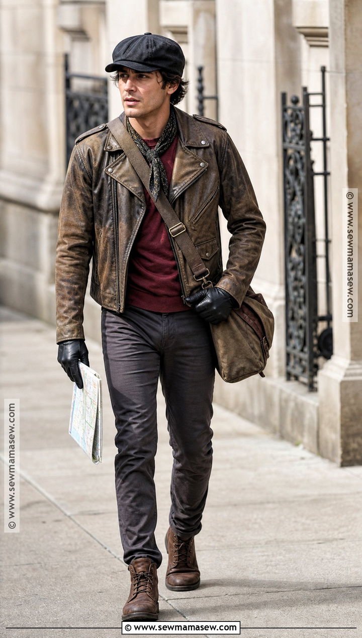 Brown Biker Jacket Bruce Wayne Costume - 30 bruce wayne costume ideas