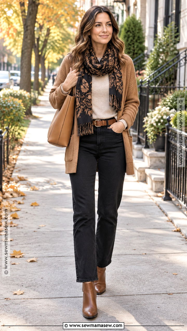Brown Boots With Black Jeans - 20 brown boots fall outfit