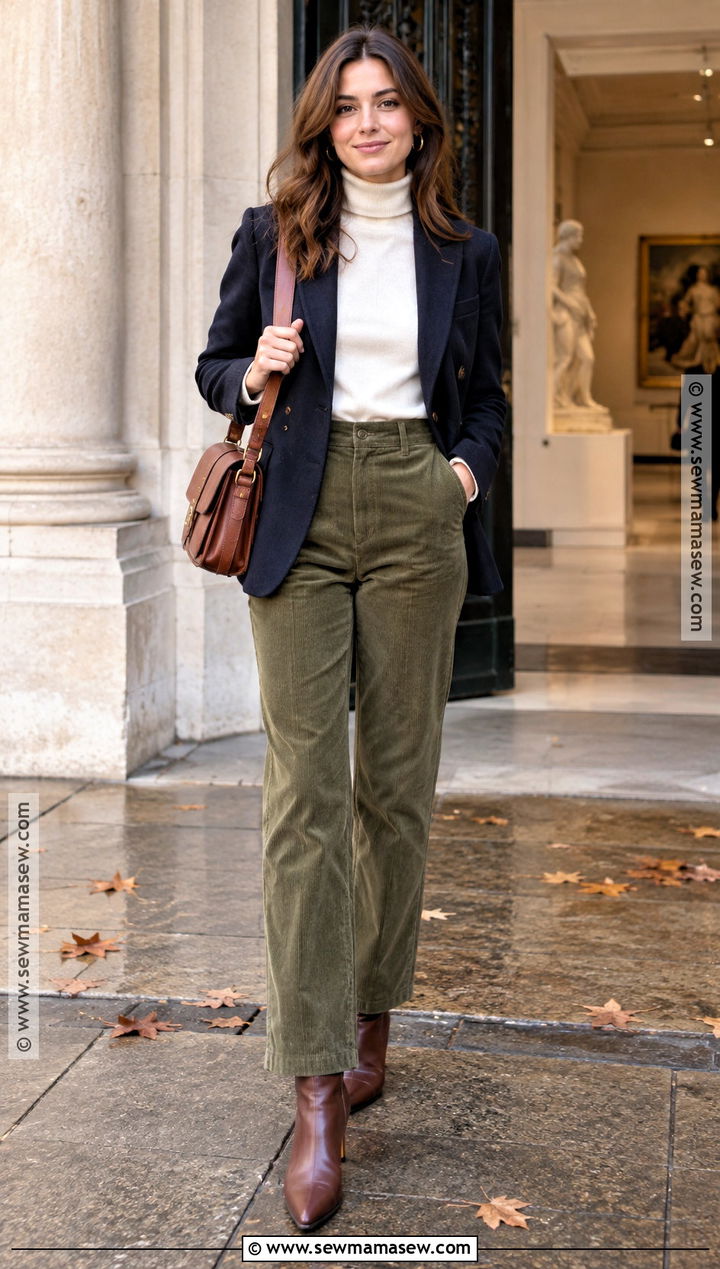 Brown Boots With Corduroy Pants - 20 brown boots fall outfit