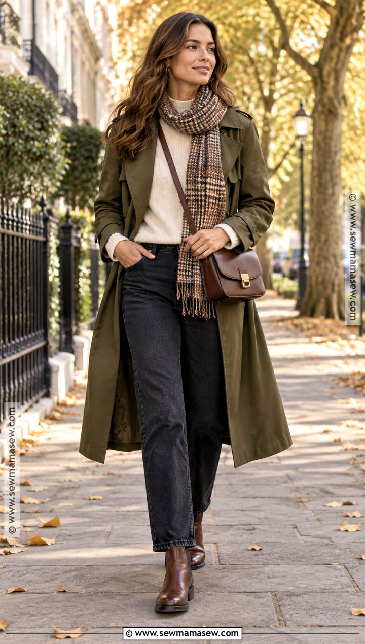 Brown Chelsea Boots With Trench Coat - 20 brown boots fall outfit