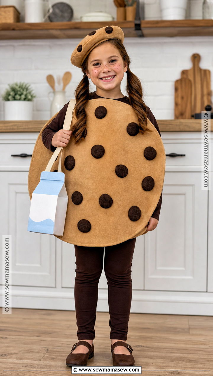 Brown Chocolate Chip Cookie Costume - 35 brown halloween costumes