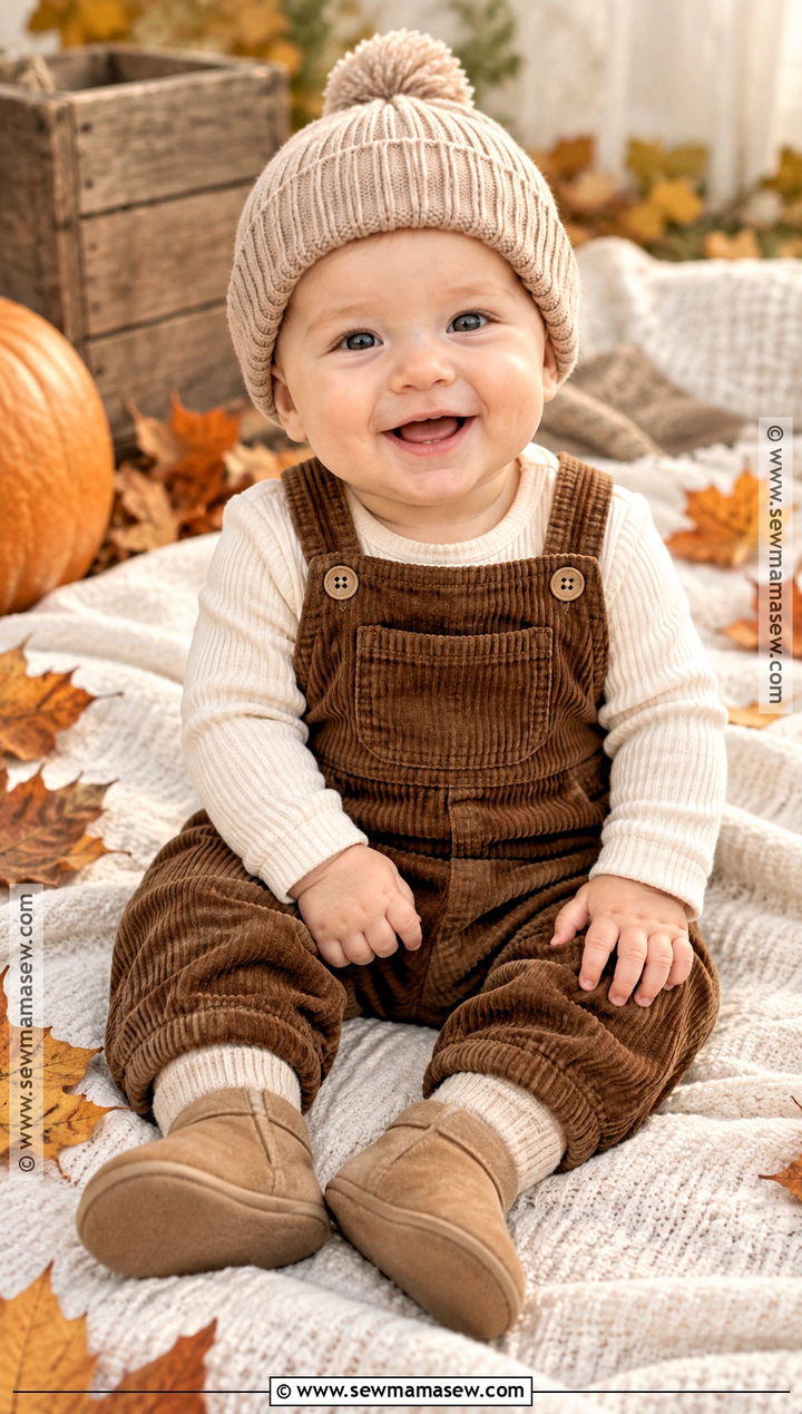 Brown Corduroy Baby Boy Overalls Outfit - 15 baby boy overalls outfit fall