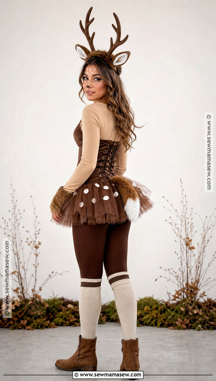 Brown Corset Deer Costume - 30 Brown Corset Halloween Costume Ideas