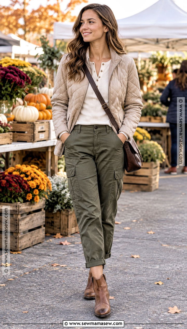 Brown Cowboy Boots With Olive Cargo Pants - 15 brown cowboy boots fall fashion