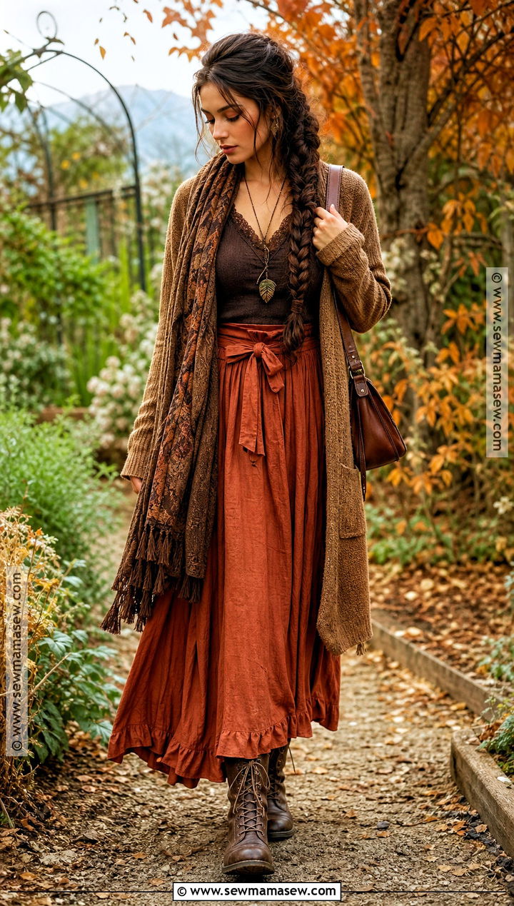 Brown Earth Witch Outfit - 35 witches outfit ideas
