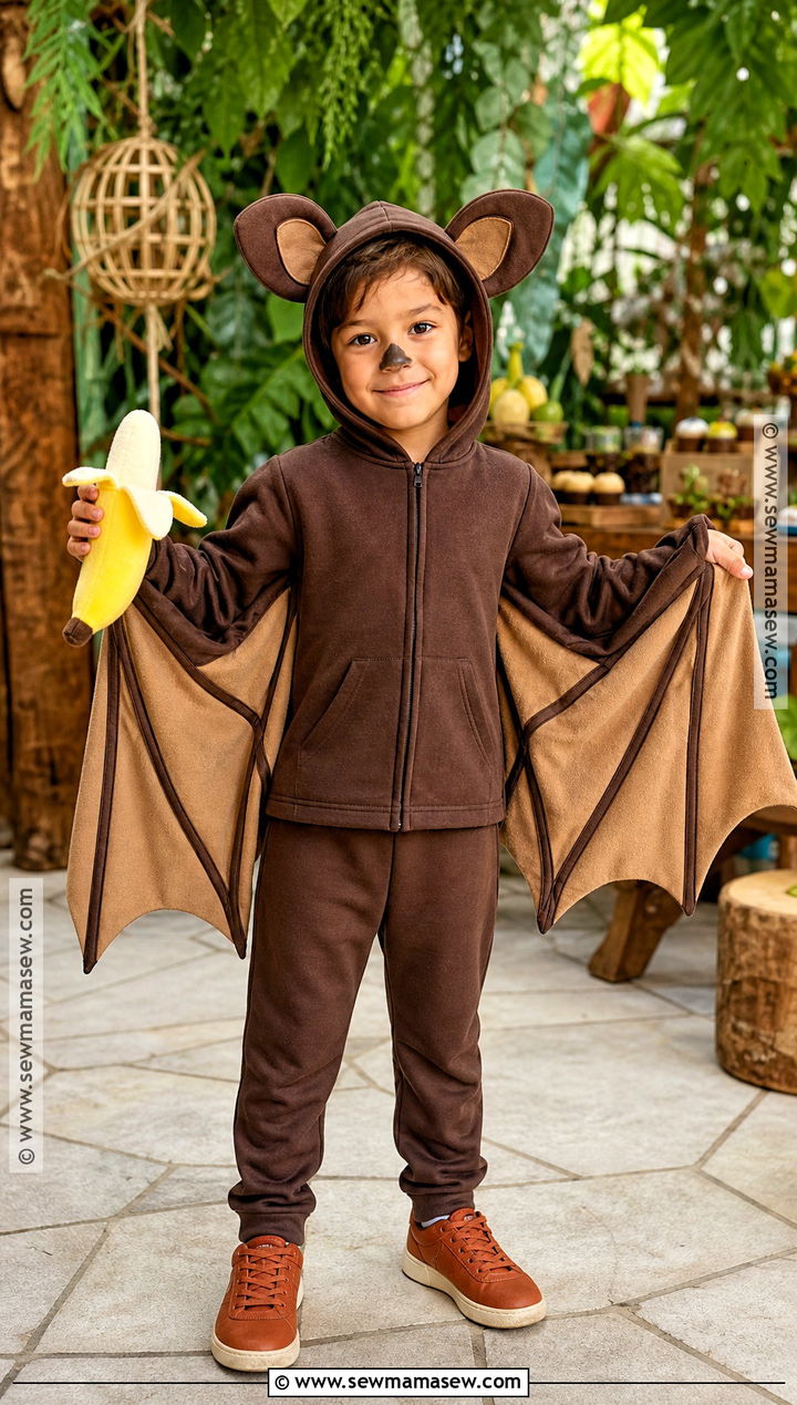 Brown Fruit Bat Costume - 30 bat costume ideas for kids