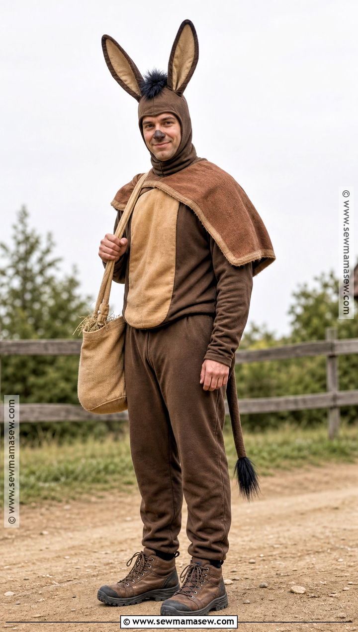 Brown Mule Costume - 30 farm animal costumes