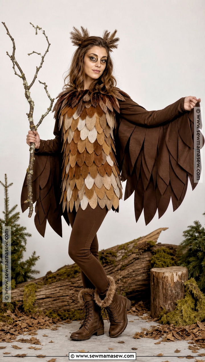 Brown Owl Halloween Costume - 40 animal halloween costumes