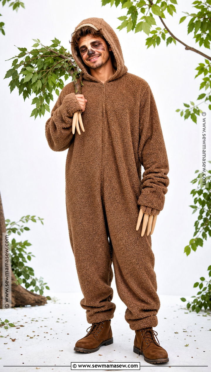 Brown Sloth Halloween Costume - 40 animal halloween costumes